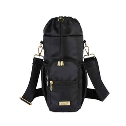 Sachi Cross Body Insulated Bottle Bag - Black
