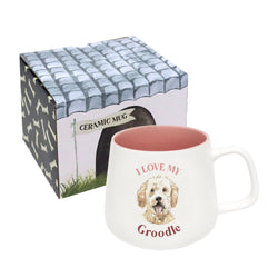 I Love My Groodle Mug