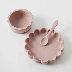 Henny Silicone 3pc dining set - Musk