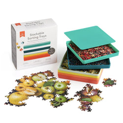 Galison Puzzle Stackable Sorting Trays