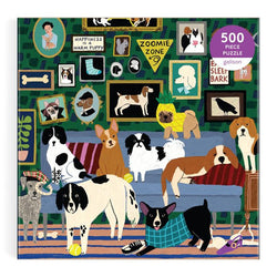 Galison Lounge Dogs 500pce Puzzle