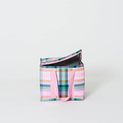 Plaid Mini Insulated Tote