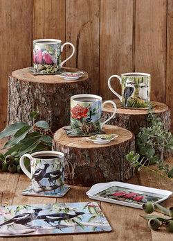 Australian Bird & Flora Blue Wren City Mug