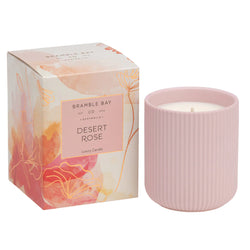 Desert Rose Ceramic Candle 270g