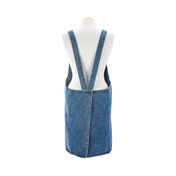 Denim Apron - Apple Embroidery