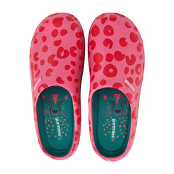Gummies - Memory Foam Clog-Cheetah Spot Pink