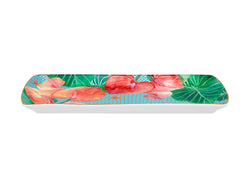 Teas & c's Tropicana Rectangular Platter Small Blue