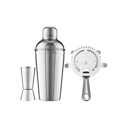 Cocktail & Co 3 Piece Set 500ML Stainless Steel gift boxed