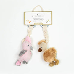 2pk Stroller Toy - Galah & Emu