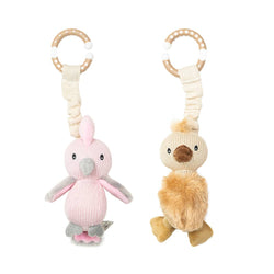 2pk Stroller Toy - Galah & Emu
