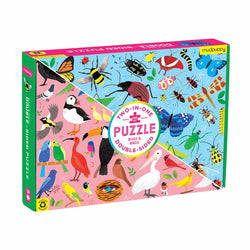 Mudpuppy Bugs & Birds Double sided puzzle - 100pc
