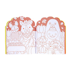 Petit Collage Colouring Book with stickers - Dogs