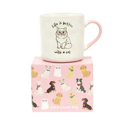 Loved By My Life Is Better With A Cat Mug