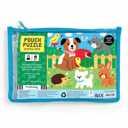 Mudpuppy Playful Pets Pouch Puzzle - 12pcs