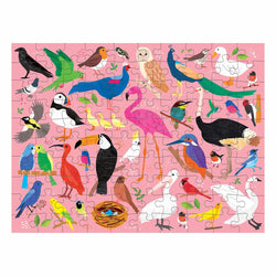 Mudpuppy Bugs & Birds Double sided puzzle - 100pc