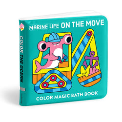 Mudpuppy Marine Life On The Move Color Magic Bath Book