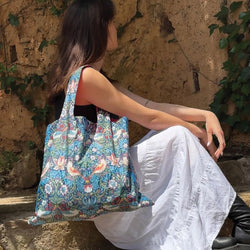 LOQI William Morris The Strawberry Thief Bag