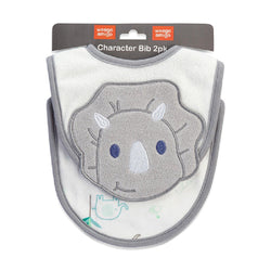 Weegoamigo Towelling Bib 2 pack