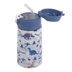 Oasis Stainless Steel Double Wall Insulated Kids Drink Bottle w/Sipper - Dinosaur Land