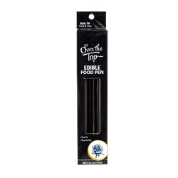 Over the top edible food pens set 2 black