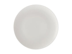White Basics Diamonds Entrée Plate