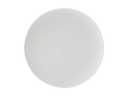 White Basics Diamonds Dinner Plate