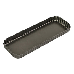 Loose Base Fluted Rectangular Flan/Quiche Pan