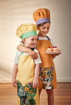 Marini Ferlazzo Wild Planet Kids Apron & Hat Set