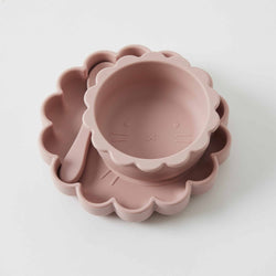 Henny Silicone 3pc dining set - Musk