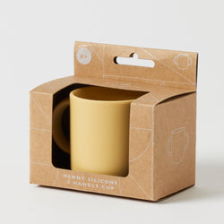 Henny silicone 2 handle cup - Lemon