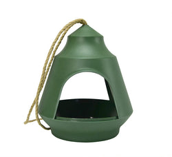 Bamboo Bird House Green