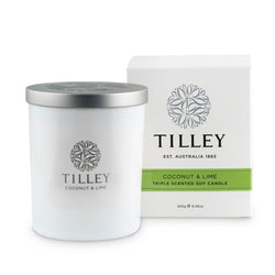 Tilley Coconut and lime Soy candle