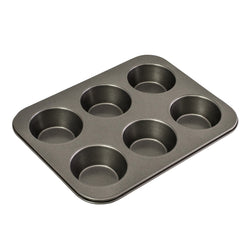 6 cup Large Muffin Pan, 35 x 26cm - 9 x 4cm Non Stick